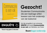 Studenten Communicatie die een bijdrage willen leveren aan het onderwijs van de toekomst