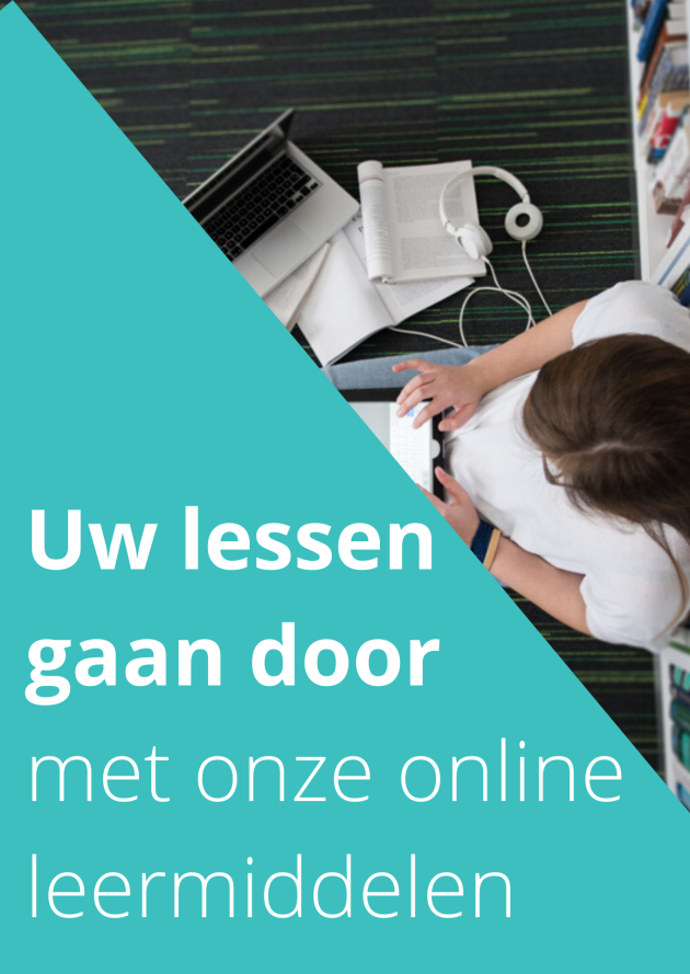 Uw lessen gaan door met onze uitgebreide online leermiddelen!